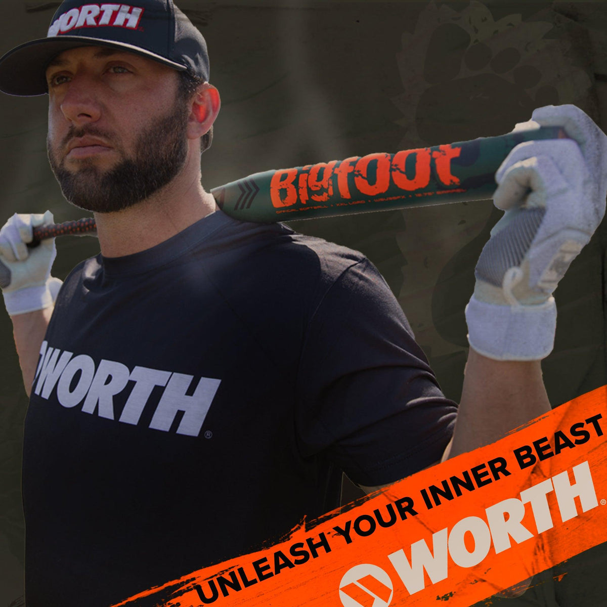2023 Worth Bigfoot XXL 12.75" 2PC USSSA Slowpitch Softball Bat WSU3BFX