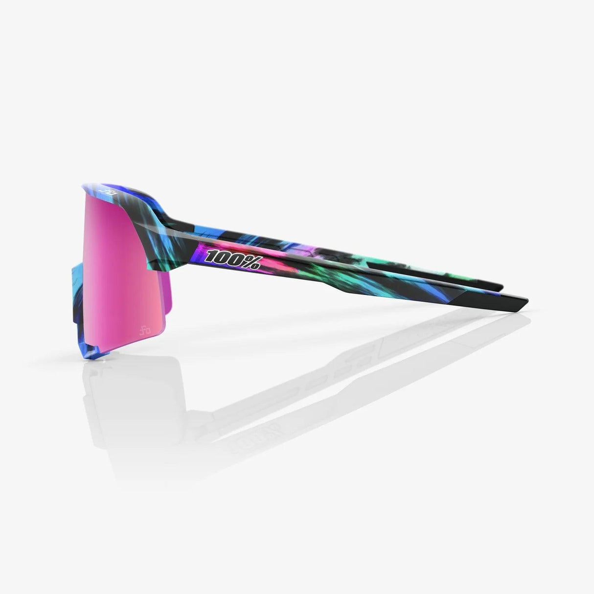 100% S3 - Peter Sagan LE Soft Tact Tie Dye Purple Multilayer Mirror Lens - Smash It Sports