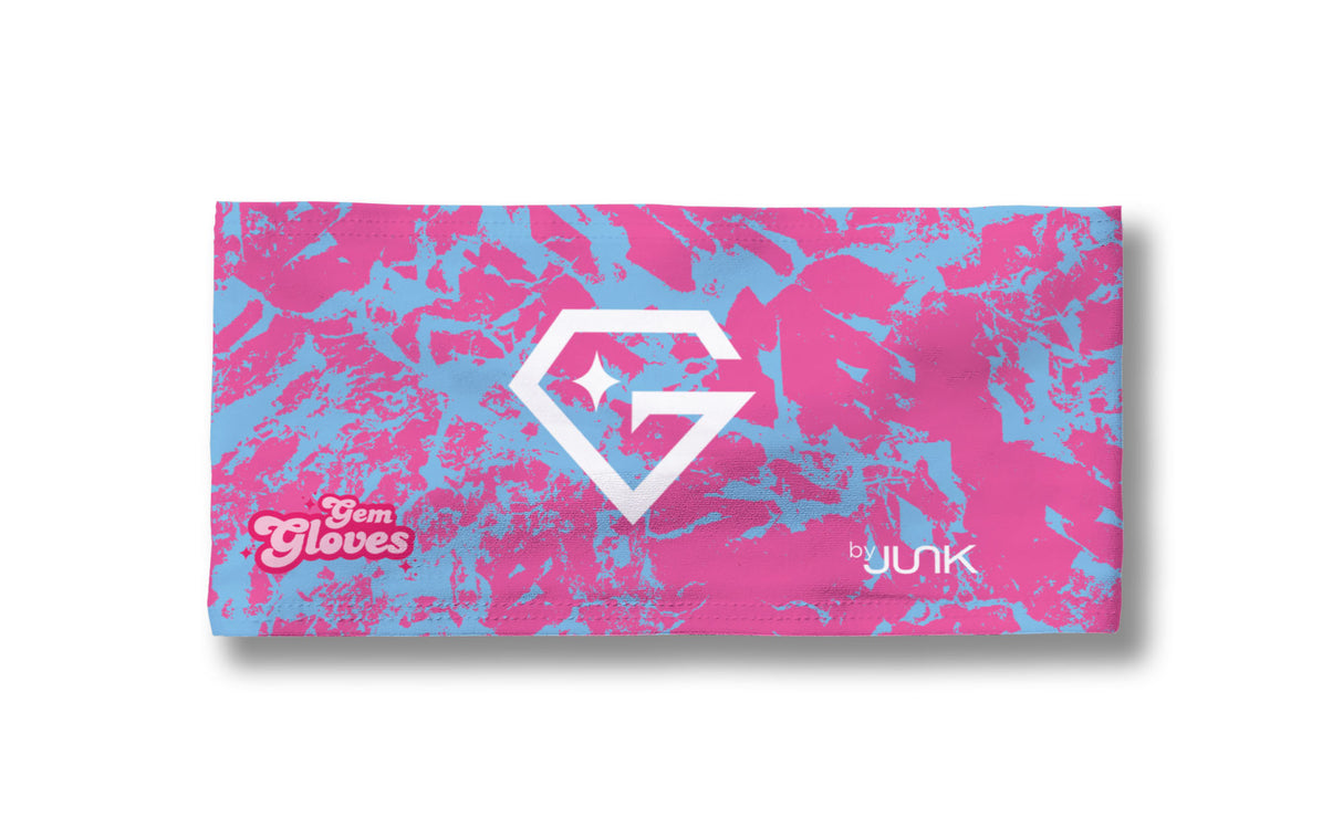 Junk x Gem Gloves Headband Bubble Gum Blue - Big Bang Lite