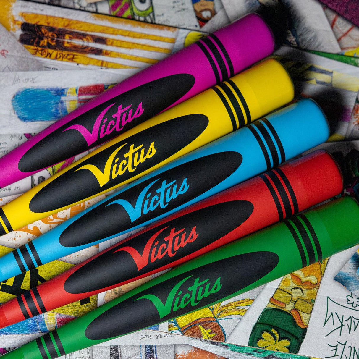 2024 Victus Vibe Crayon -3 BBCOR Baseball Bat - VCBVIBC - Smash It Sports