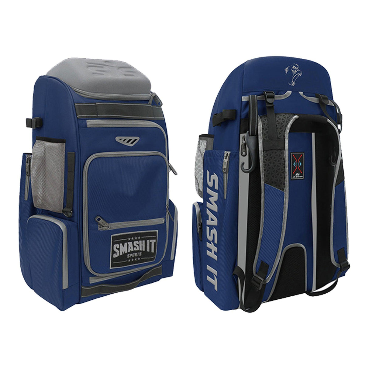 2025 Smash Ops Guerrilla Bat Pack - Navy/Grey - Smash It Sports