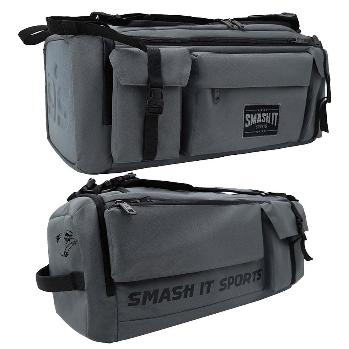 2025 Smash Ops Guerrilla Field Pack - Charcoal/Black - Smash It Sports