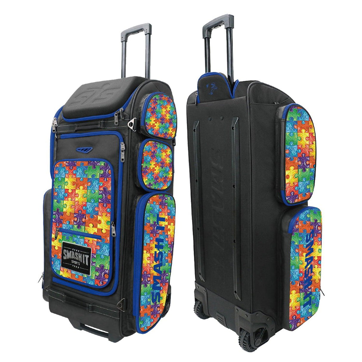 2025 Smash Ops Guerrilla V4 Roller Bag - Autism Awareness - Smash It Sports