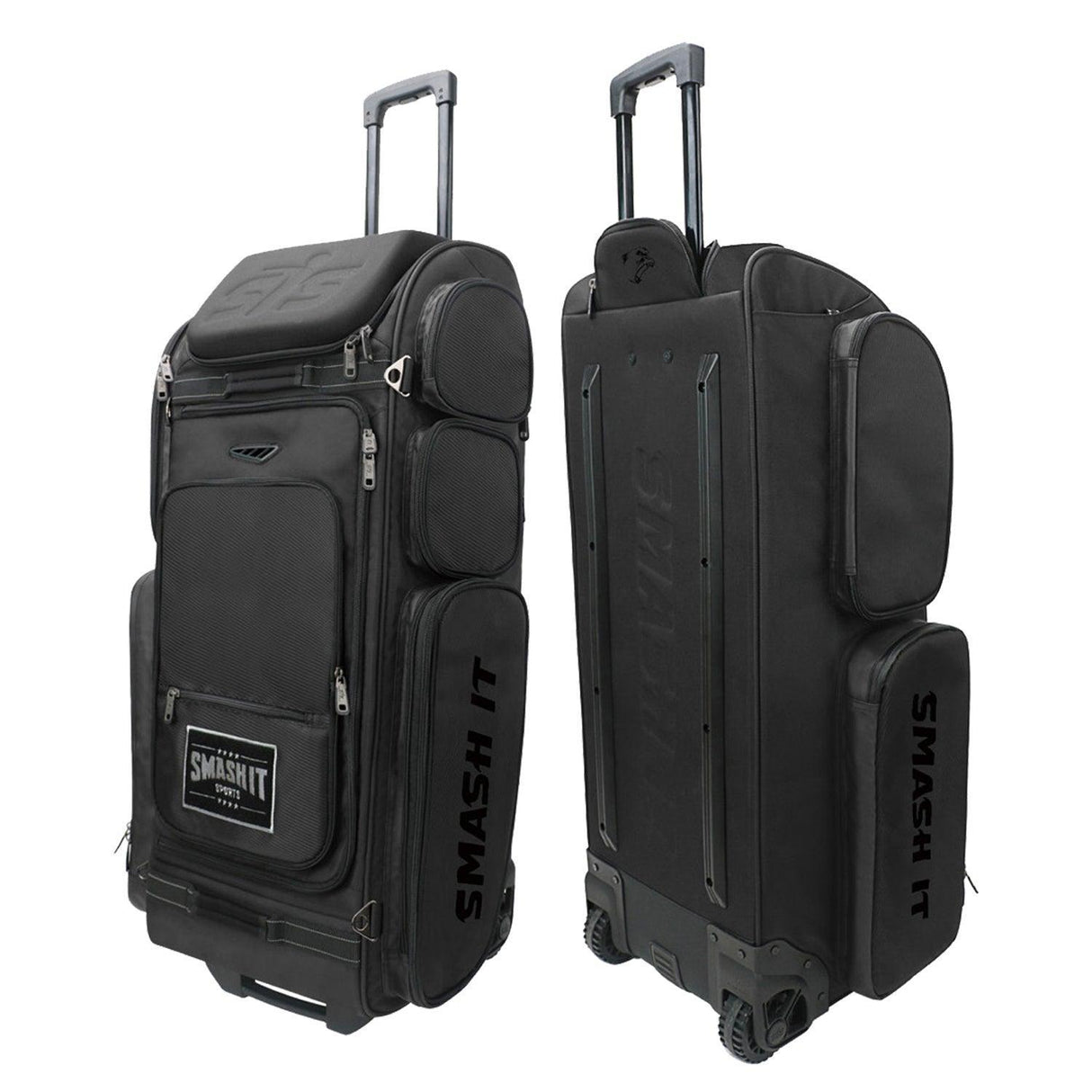2025 Smash Ops Guerrilla V4 Roller Bag - Blackout - Smash It Sports