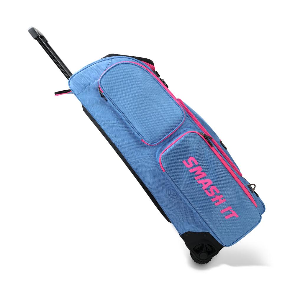 2025 Smash Ops Guerrilla V4 Roller Bag - Carolina/Pink - Smash It Sports