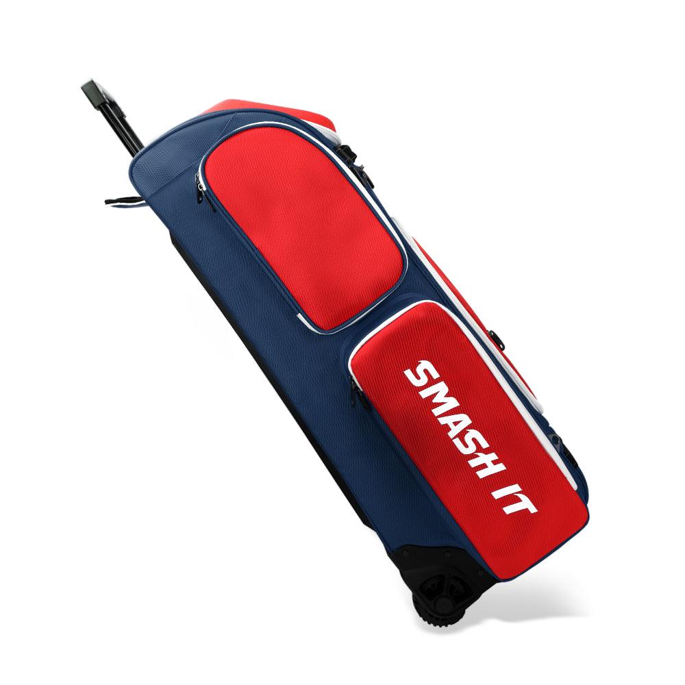 2025 Smash Ops Guerrilla V4 Roller Bag - Red/Navy - Smash It Sports