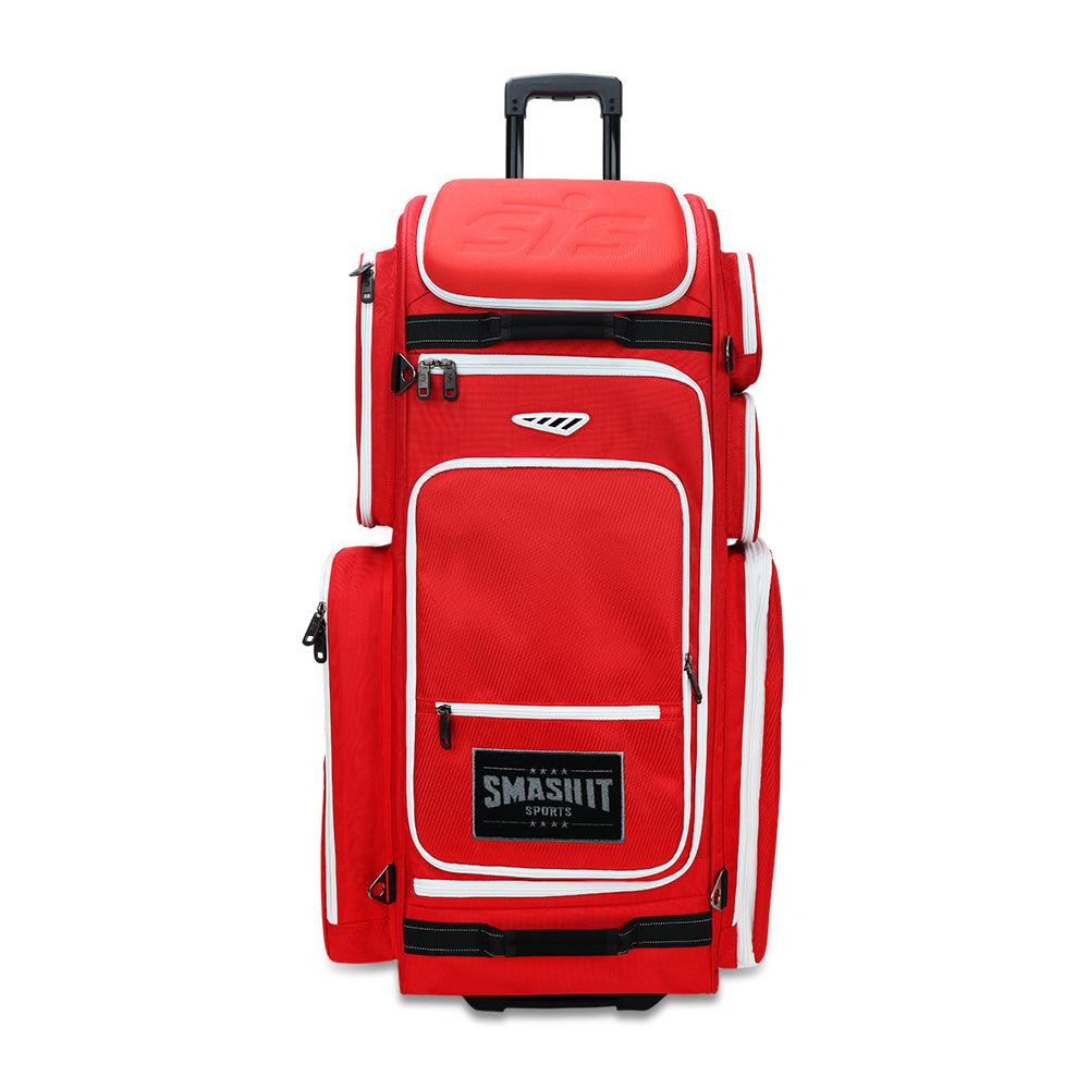 2025 Smash Ops Guerrilla V4 Roller Bag - Red/White - Smash It Sports