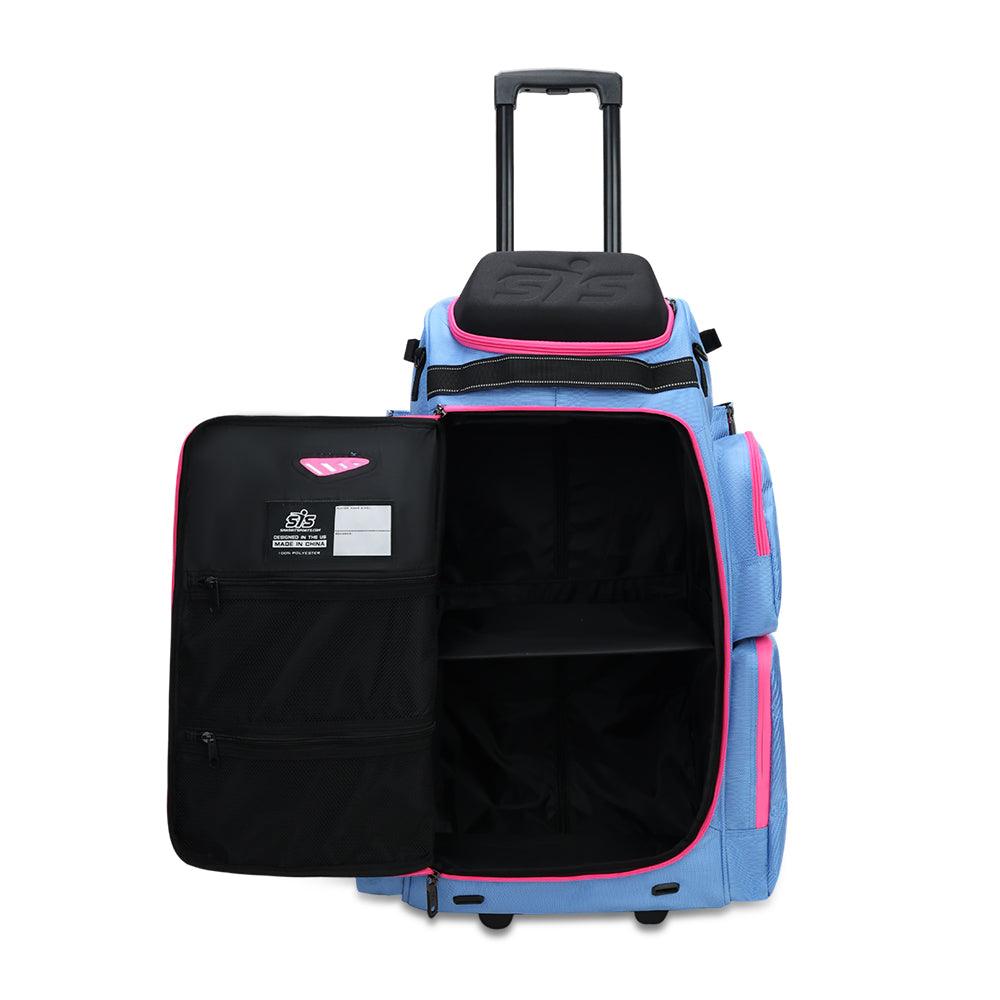 2025 Smash Ops Lil’ Guerrilla Hybrid Roller/Bat Pack Bag - Carolina/Pink - Smash It Sports