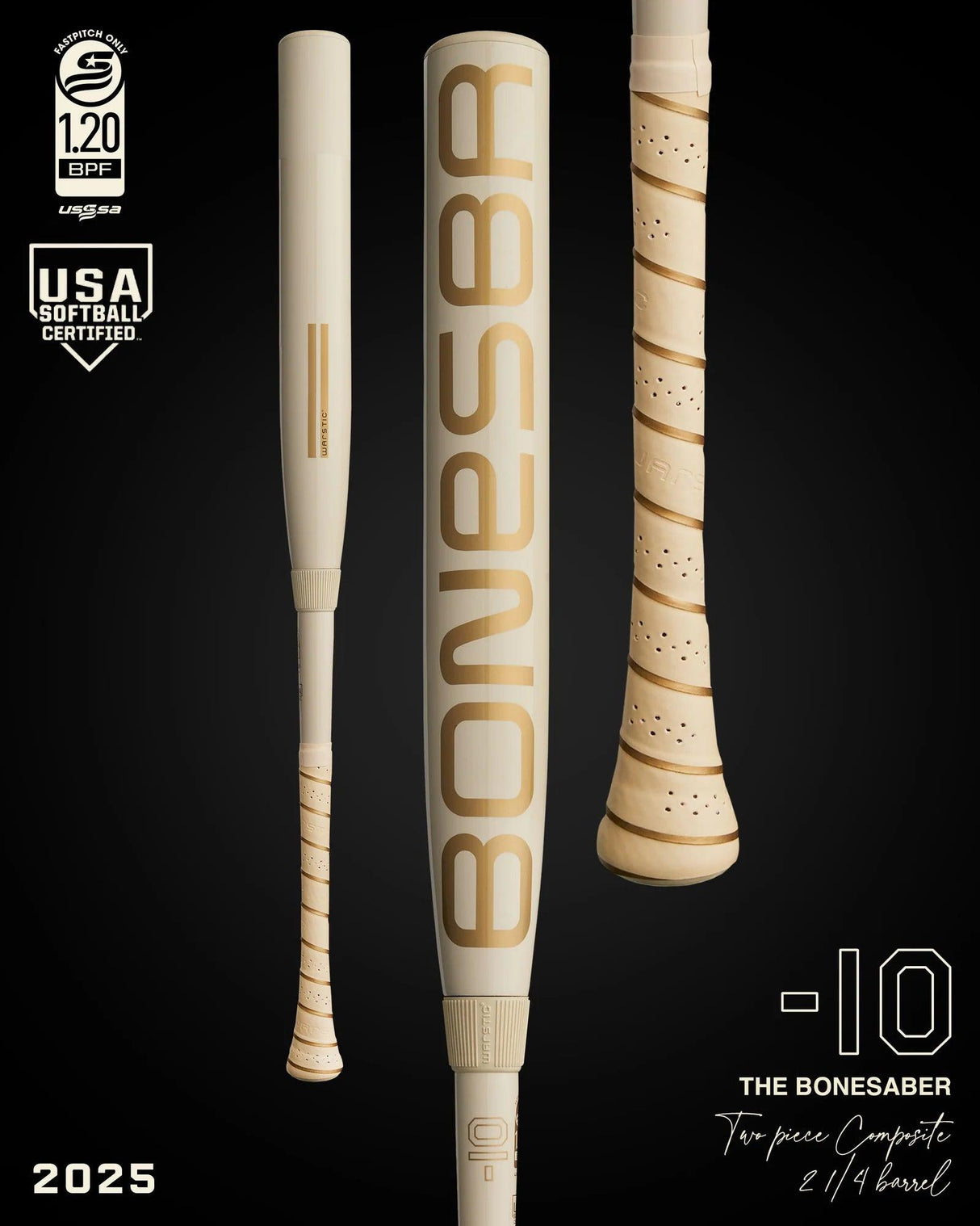 2025 Warstic Bonesaber Fastpitch Softball Bat -10 - Smash It Sports