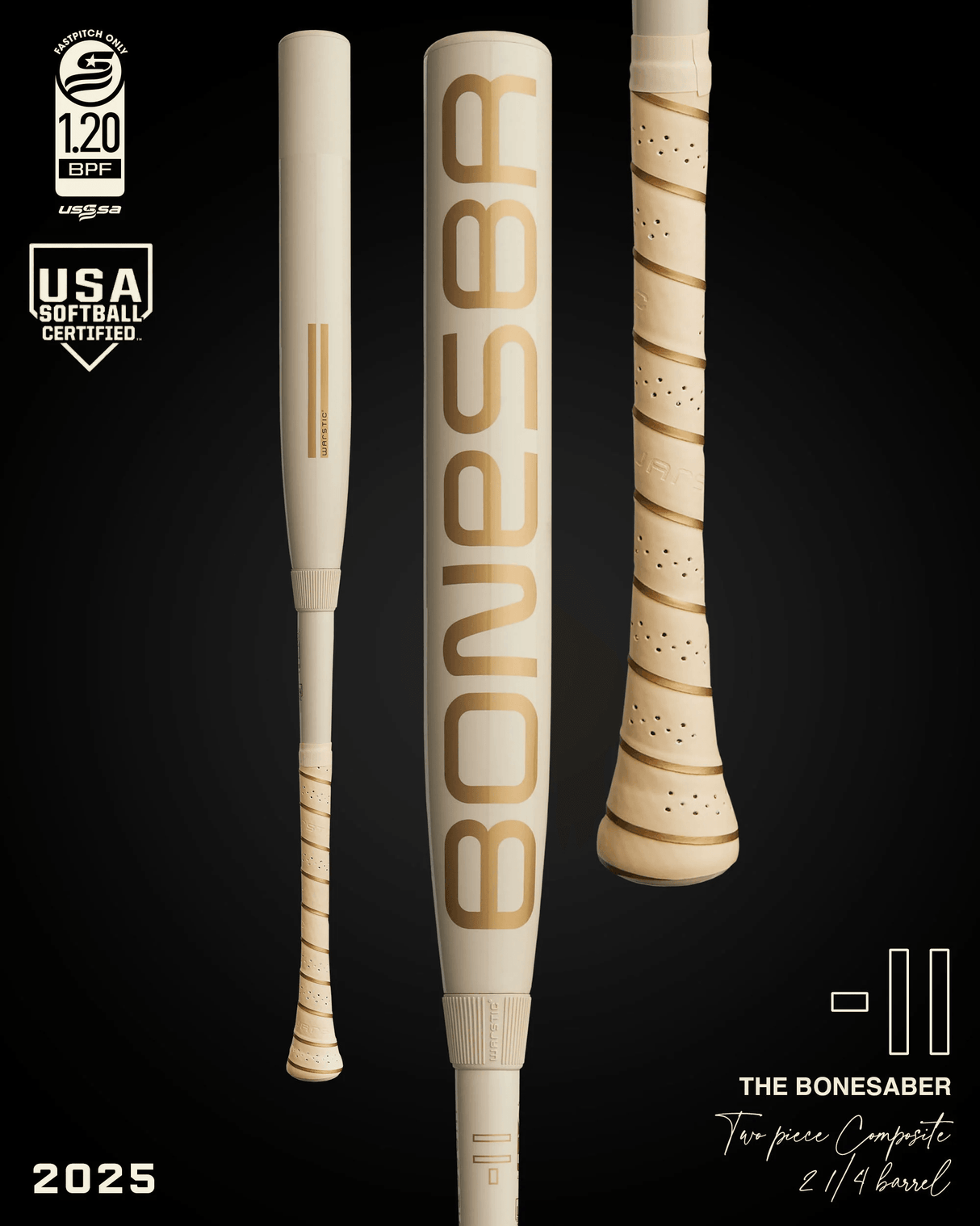 2025 Warstic Bonesaber Fastpitch Softball Bat -11 - Smash It Sports