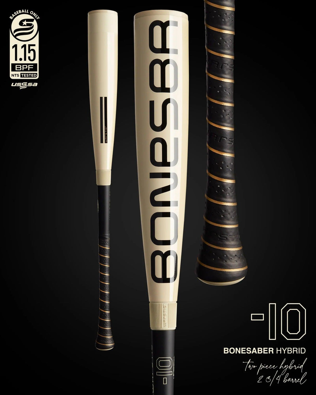 2025 Warstic Bonesaber Hybrid USSSA Baseball Bat -10 - Smash It Sports
