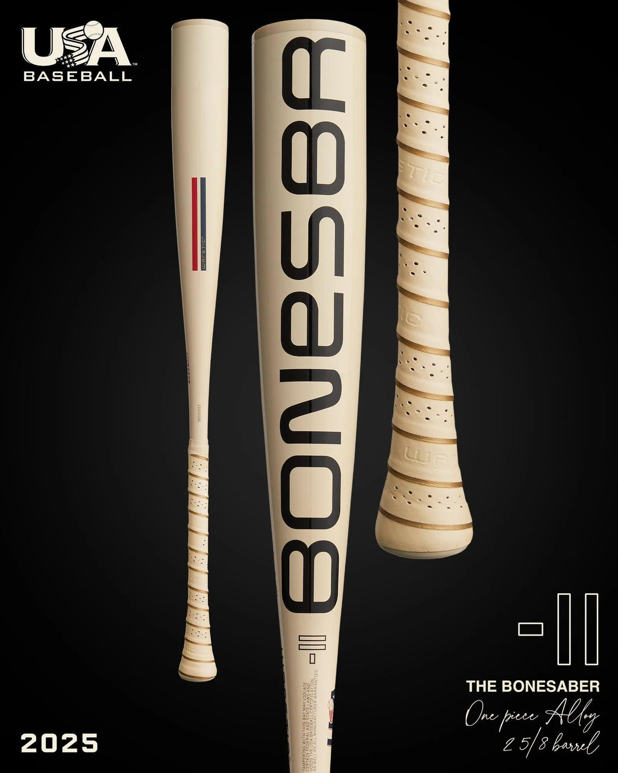 2025 Warstic Bonesaber Metal USA Baseball Bat -11 - Smash It Sports
