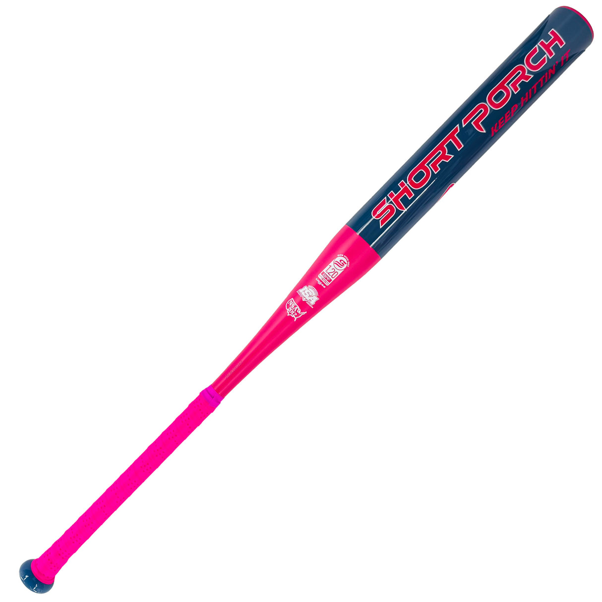 2025 Short Porch Fat Guy BP Loaded USSSA Slowpitch Softball Bat - Pink/Charcoal