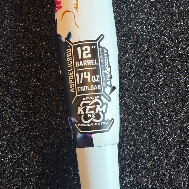 2026 Anarchy Psychedelic V2 2-Piece End Loaded USSSA Slowpitch Softball Bat ASPDELIC26U