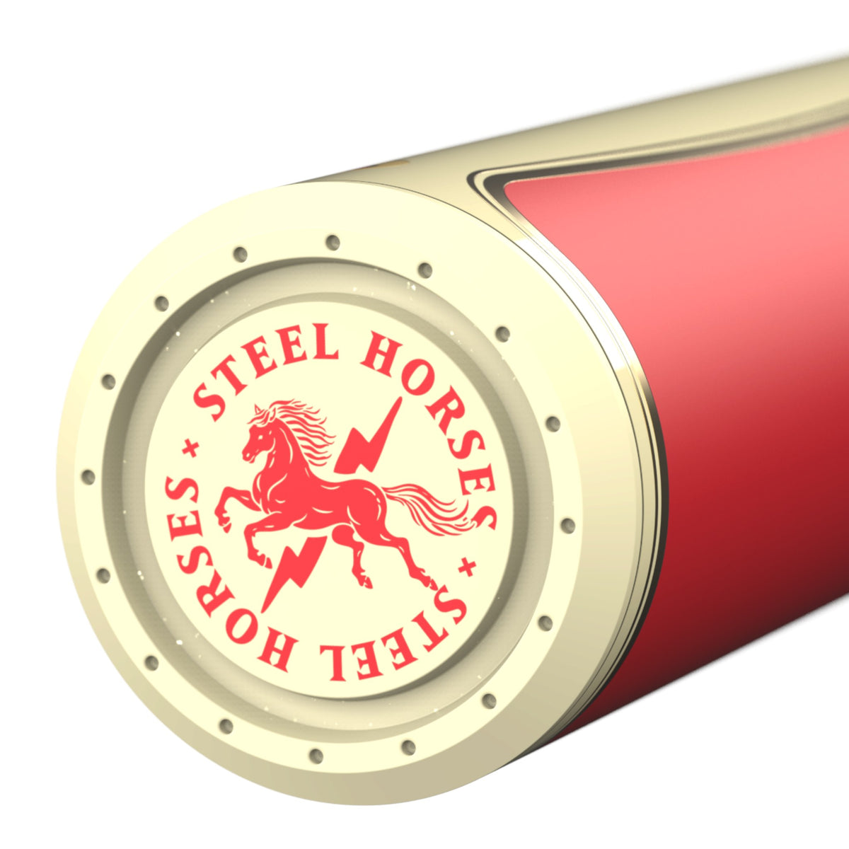 2026 Combat MFG Steel Horses Red Rider SPEC-A1 -3 BBCOR Baseball Bat - CBB7A1RR3