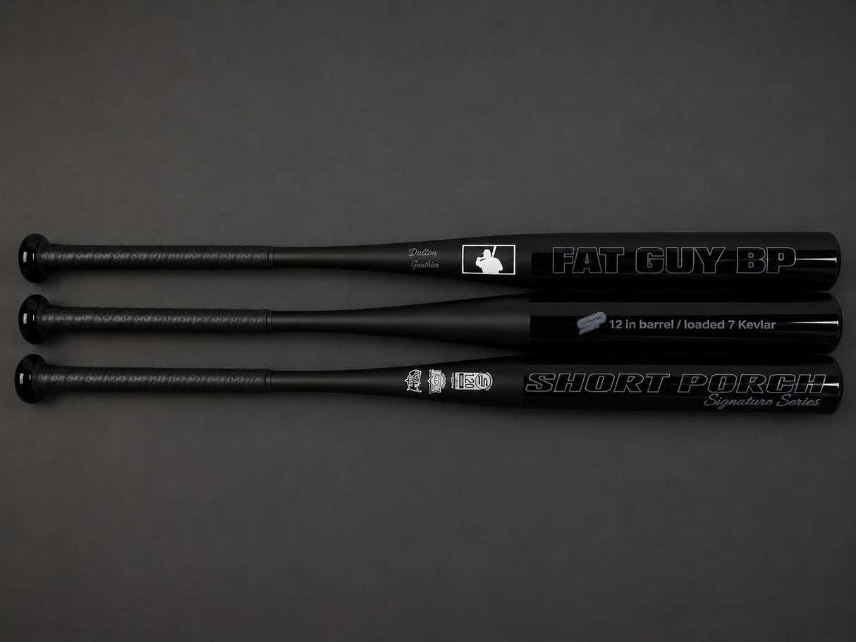 2026 Short Porch Fat Guy BP Blackout 1-Piece Loaded USSSA Slowpitch Softball Bat
