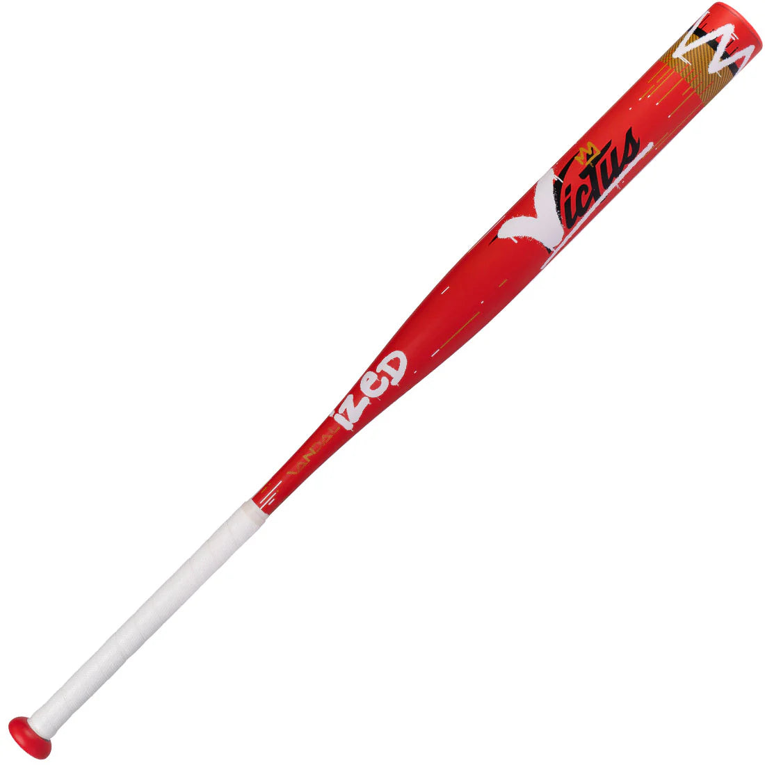2026 Victus Vandalized Red 1-Piece End Loaded USSSA Slowpitch Softball Bat - VSPVA1YU