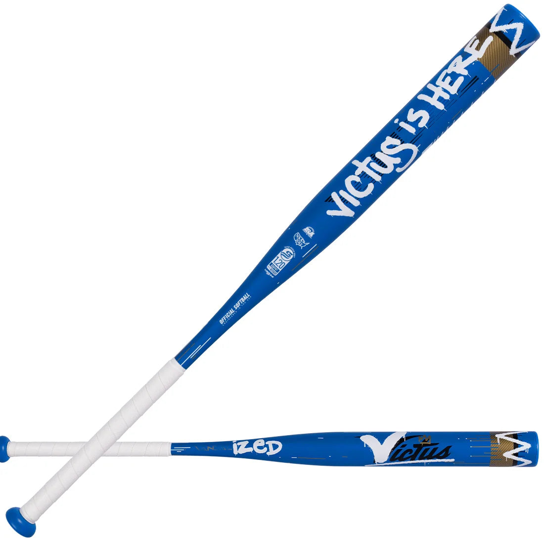 2026 Victus Vandalized Royal Blue 1-Piece Ya-Ya Load USSSA Slowpitch Softball Bat - VSPVD21YU