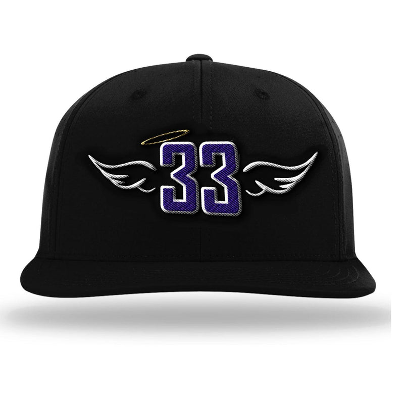 Schiffhauer Strong - 33 Wings Logo - Black Hat - Smash It Sports