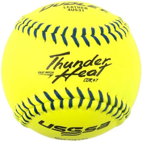 Dudley 11" USSSA Thunder Heat Leather Fastpitch Softballs - 4U531