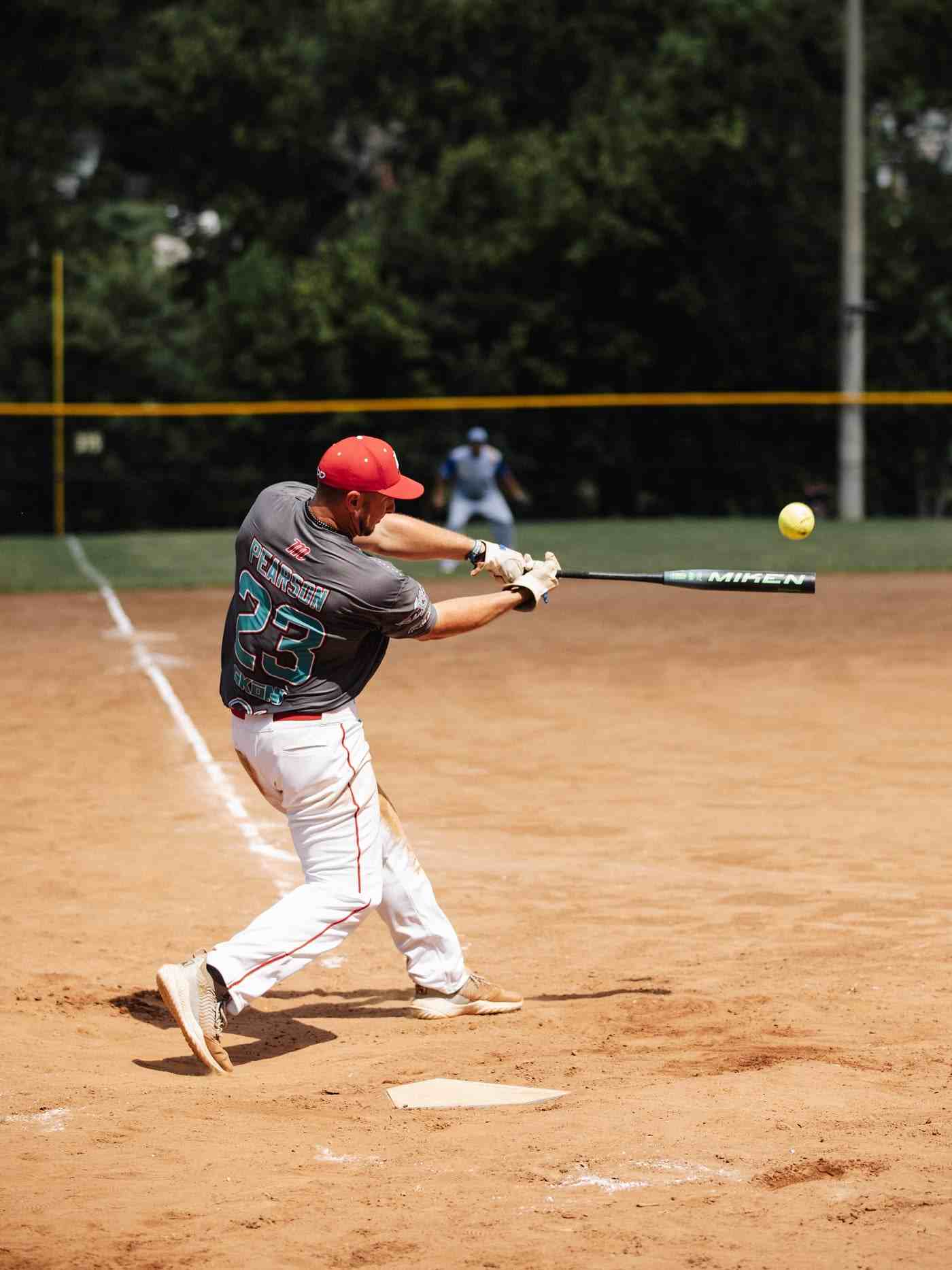baseball batter swinging bat