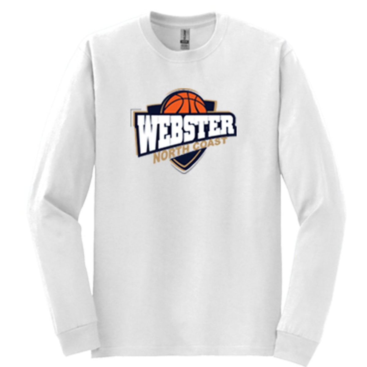 Webster North Coast Basketball Long Sleeve T-Shirt-8400