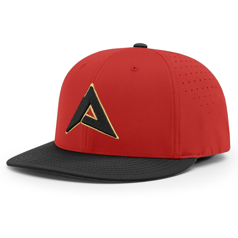 Anarchy PTS30 Hat - Red/Black/Gold