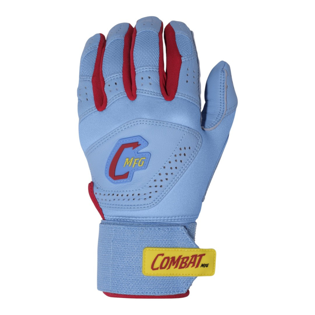 Combat MFG Outdoor Long Strap Batting Gloves (Multiple Colors)