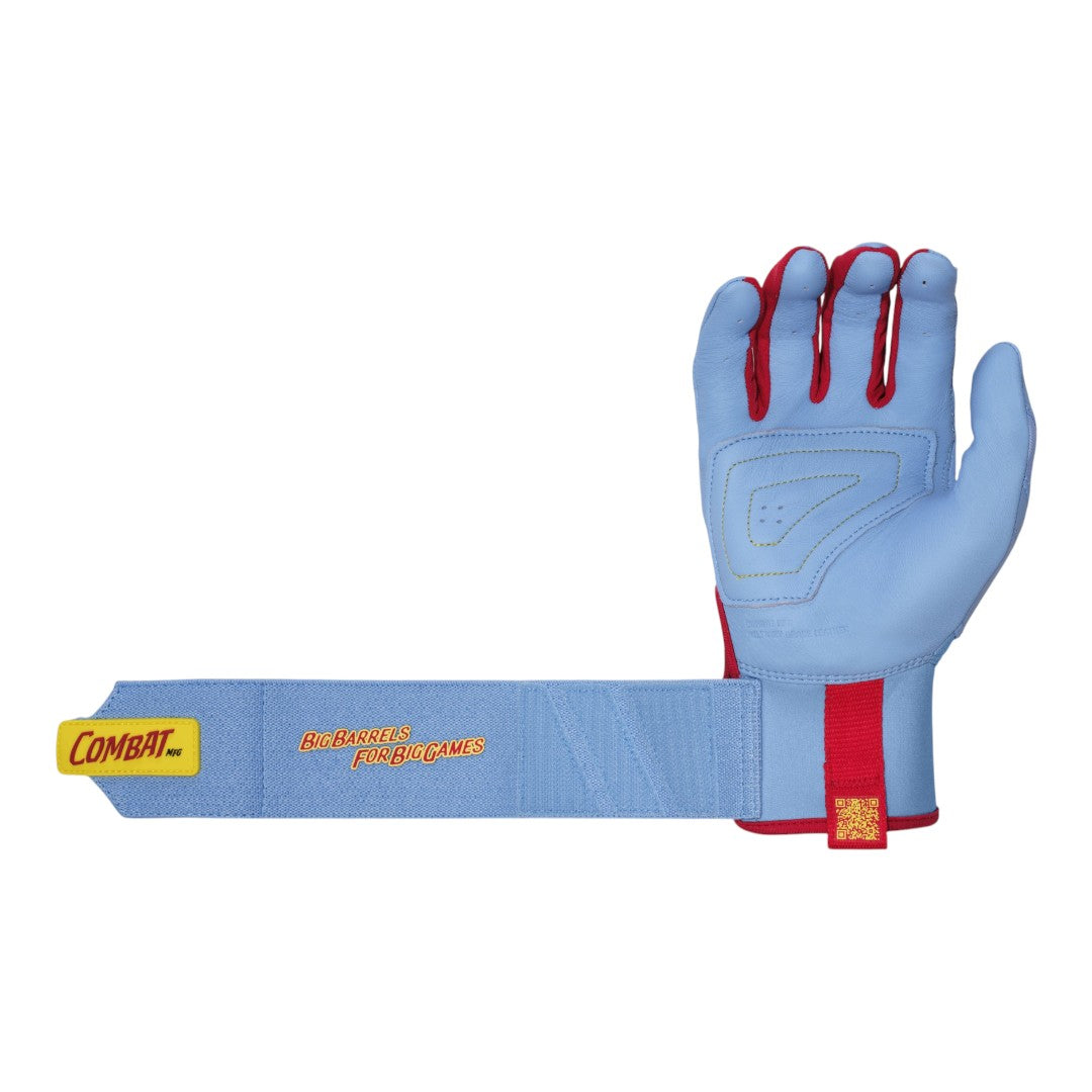 Combat MFG Outdoor Long Strap Batting Gloves (Multiple Colors)