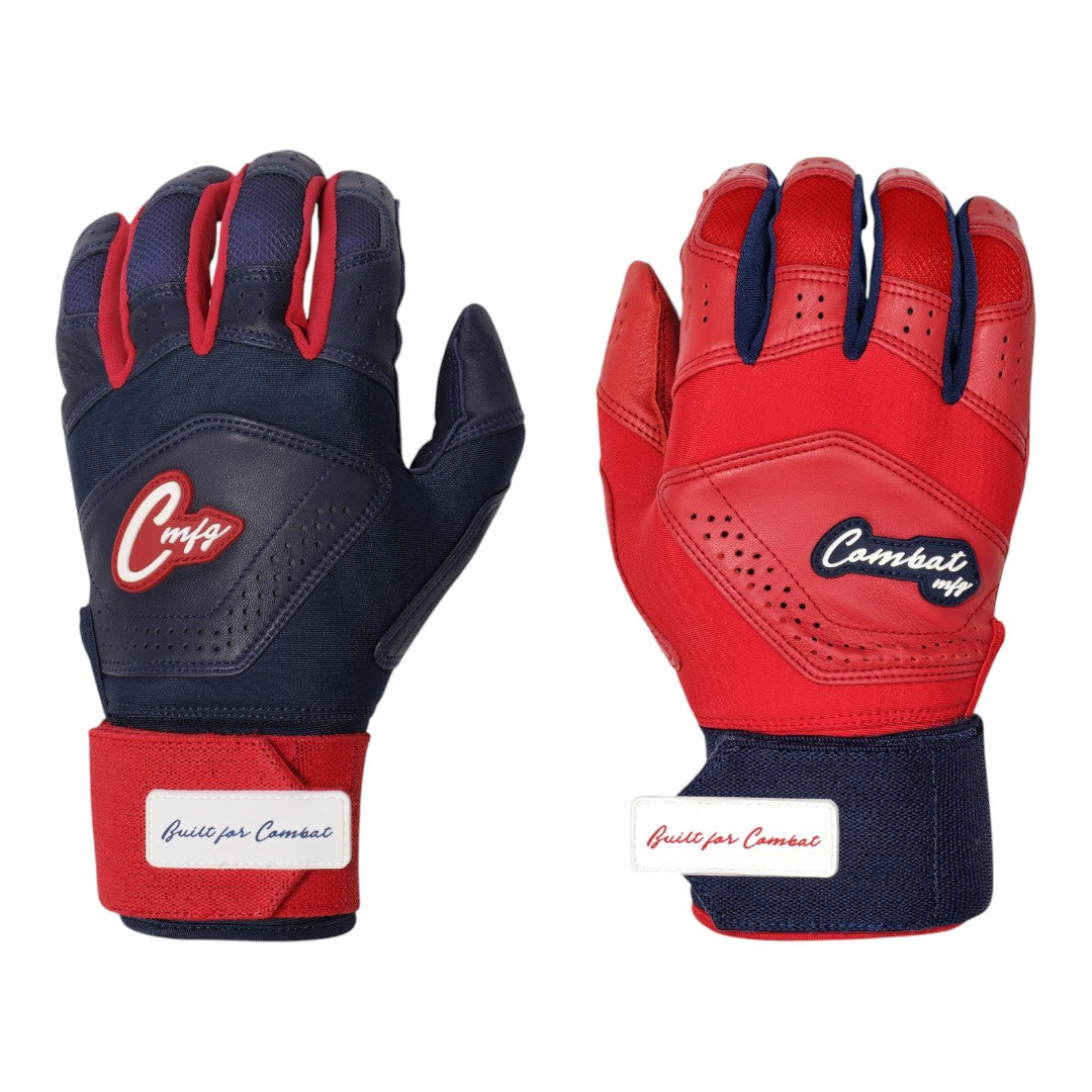 Combat MFG Ying Yang Long Strap Batting Gloves (Multiple Colors)