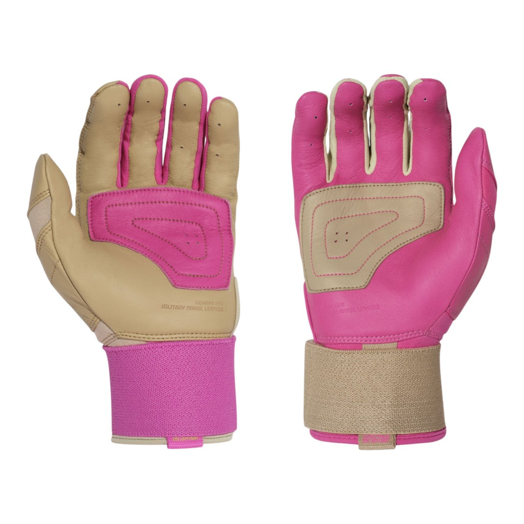 Combat MFG Ying Yang Long Strap Batting Gloves (Multiple Colors)