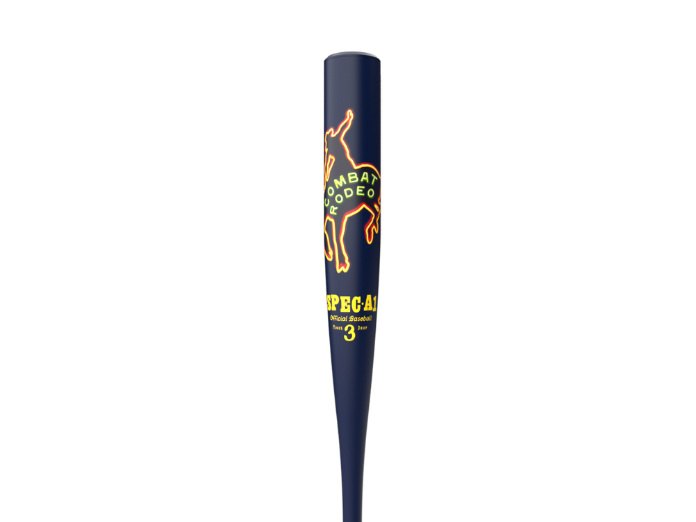 2025 Combat MFG Midnight Rodeo Spec-A1 -3 BBCOR Baseball Bat - CBB6BAR3 Saddle Up