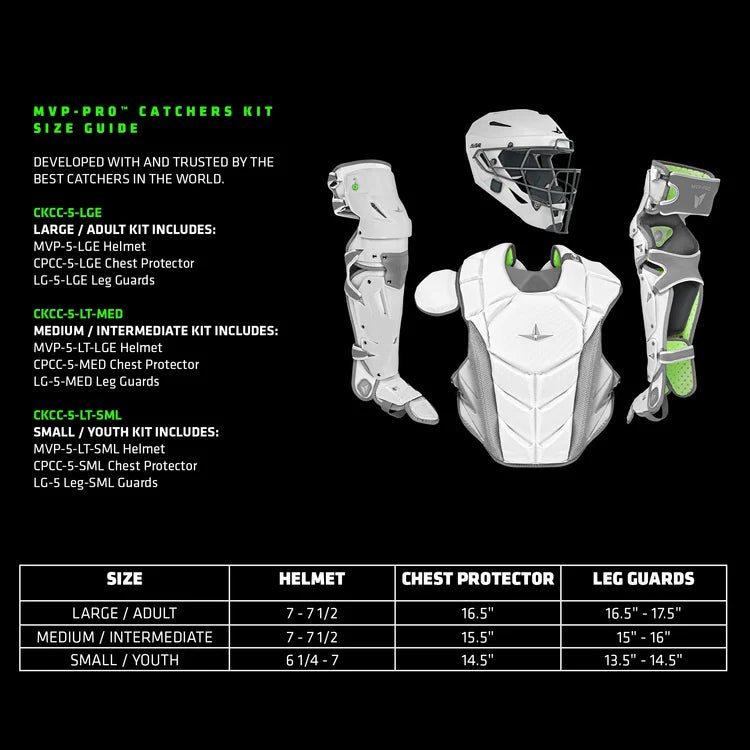 All-Star MVP-Pro Short Fuse Series Catchers Set - Joker (Adult/Intermediate/Youth)