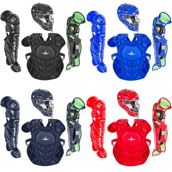 All Star S7 Axis Age 9-12 NOCSAE Certified Catchers Set - Solid Colors - Smash It Sports