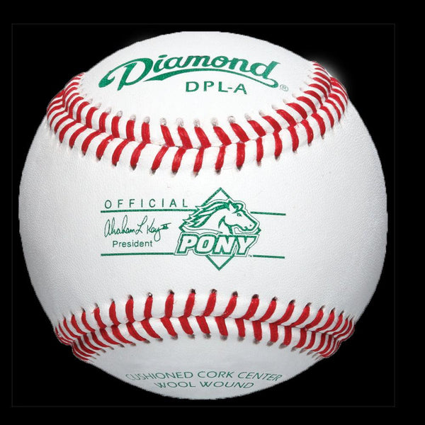 Diamond Sports Pony League Tournament Grade Baseballs: DPL-A - Smash It Sports
