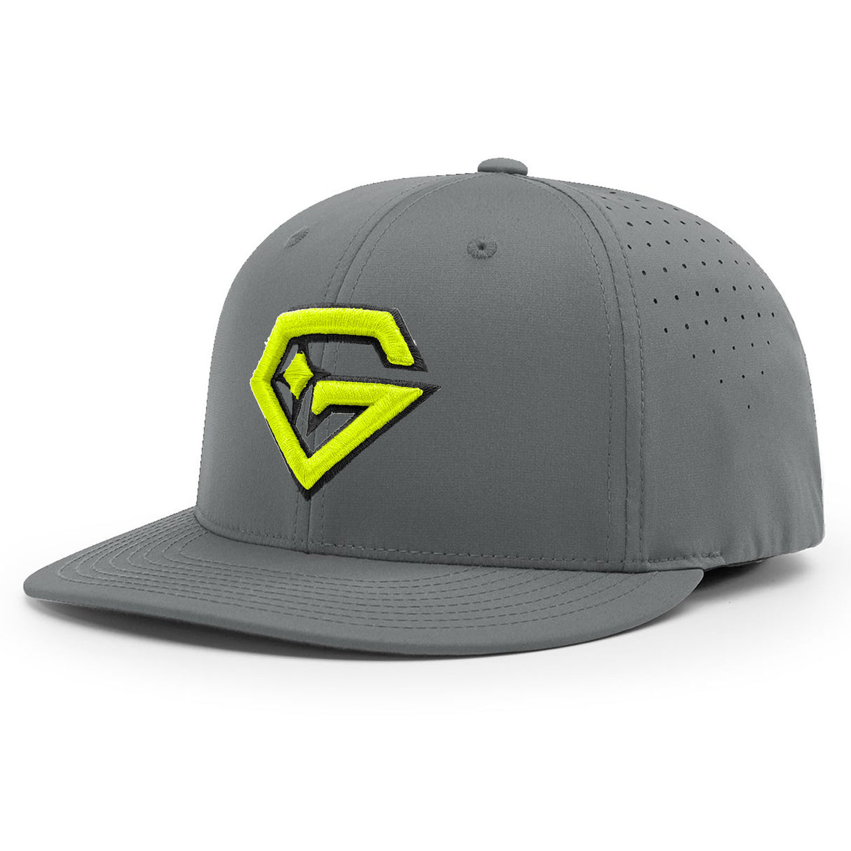 Gem Gloves PTS30 Hat - Charcoal/Volt/Black