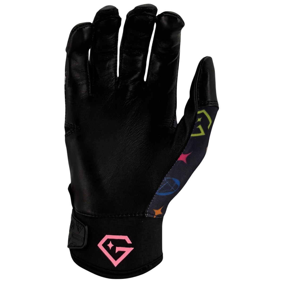 Gem Glove Opalite Batting Glove - Rainbow Lux Black