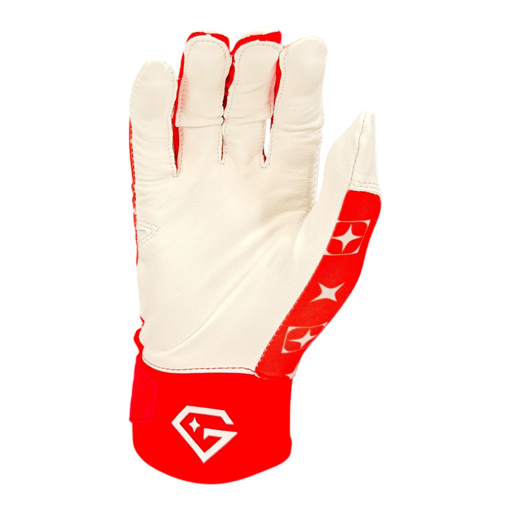 Gem Glove Opalite Batting Glove - Lux Red