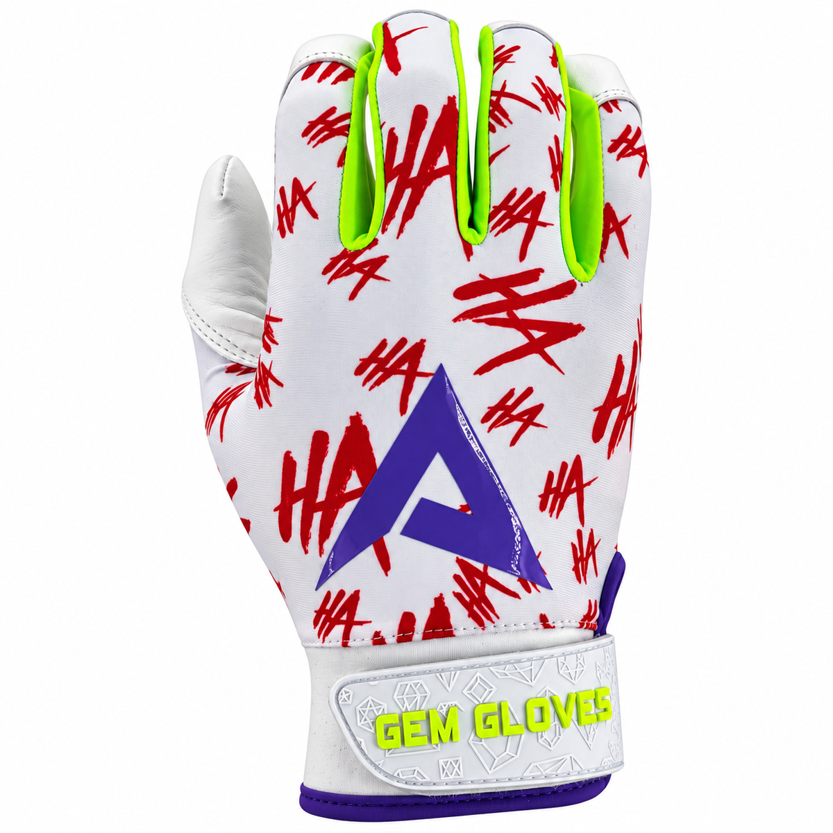Gem Glove x Anarchy Opalite Batting Glove - Joker White