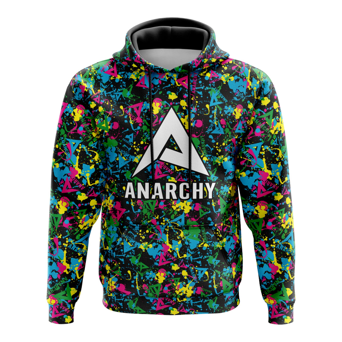 Anarchy Fleece Hoodie - Paint Bomb