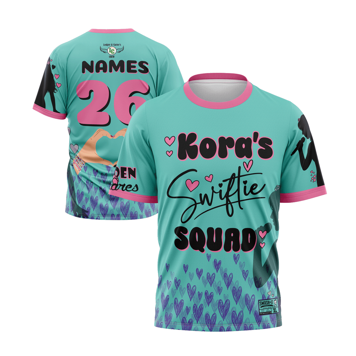 Kaiden Kares Team Jersey - Kora's Swiftie Squad
