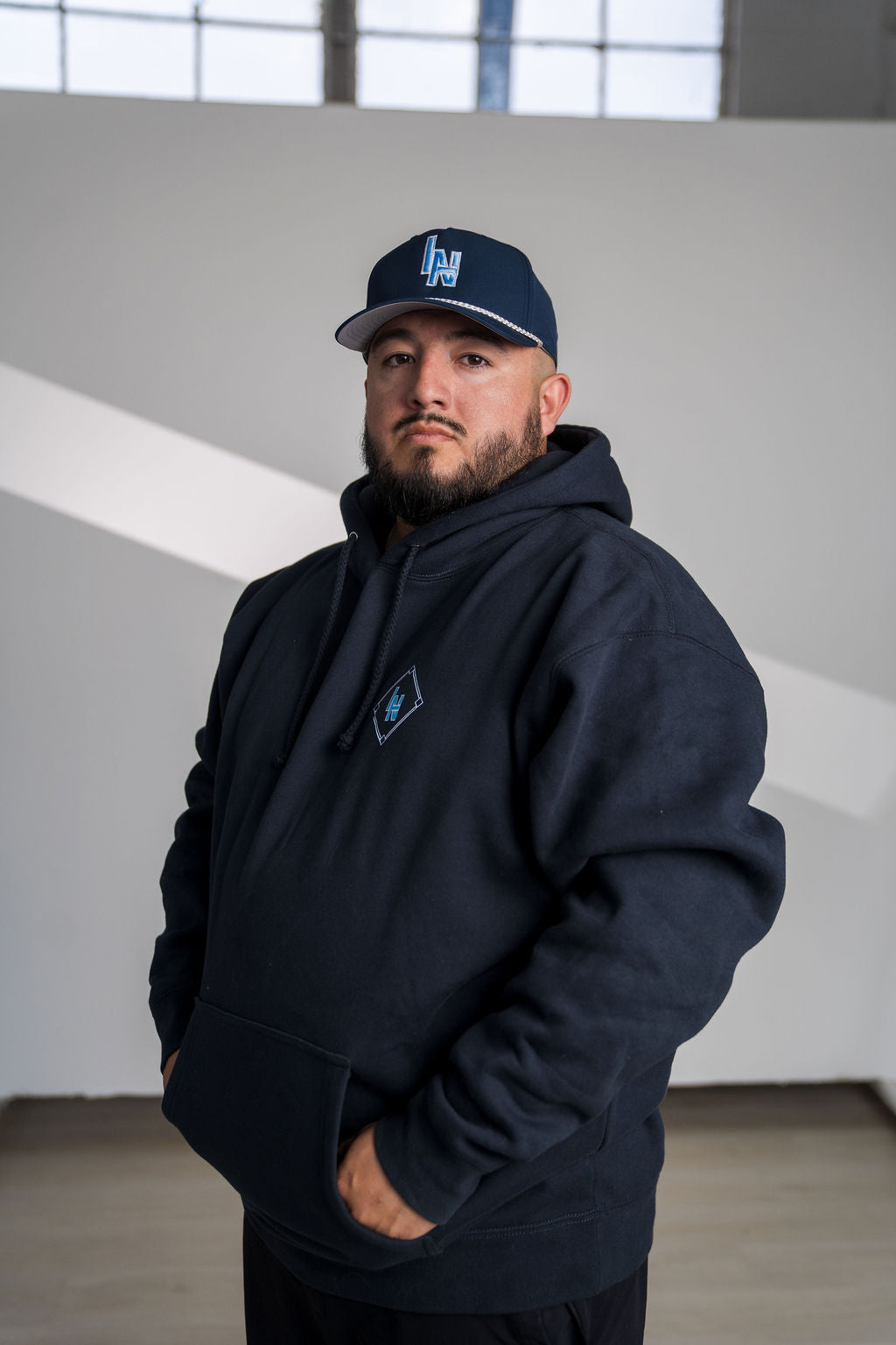 League Night Heroes Hoodie - Navy