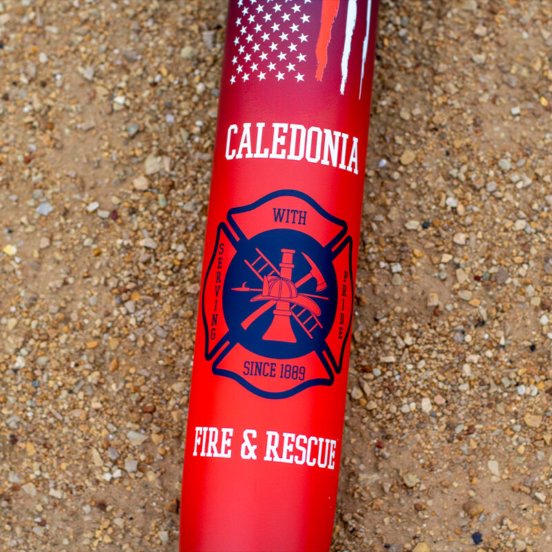 2025 Miken HEROES Caledonia Fire Balanced 1-Piece USSSA Slowpitch Softball Bat - MSU5HERO1B