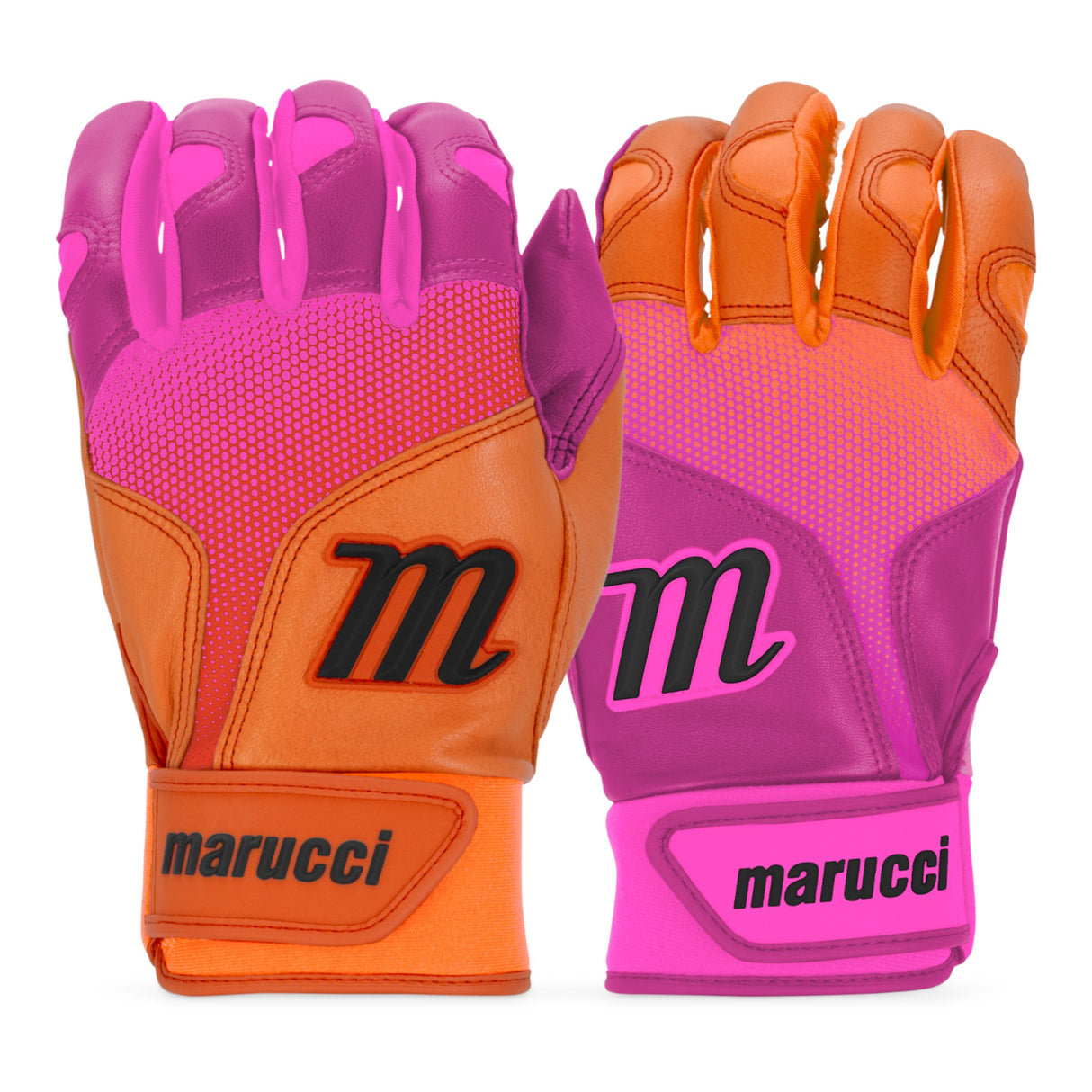 Marucci PWR Fade Batting Gloves (Multiple Colors) – Product View | Smash It Sports | leather, pro