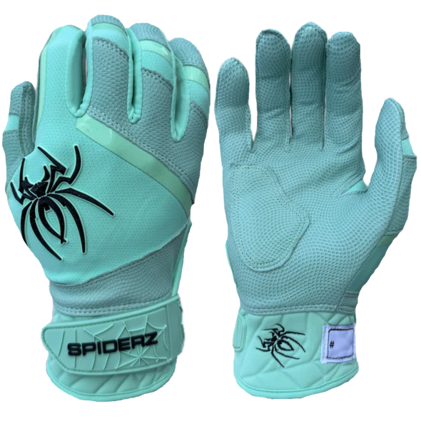 Spiderz Pro Premier Batting Gloves - Mint/Black