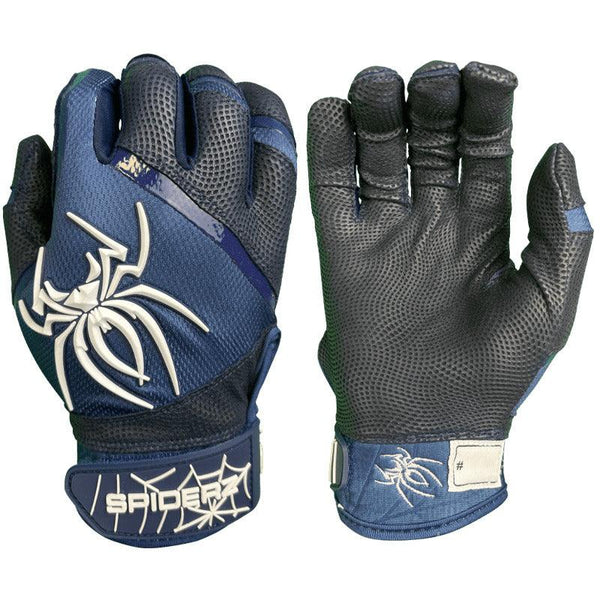 Spiderz PRO Batting Gloves - Navy/White - Smash It Sports