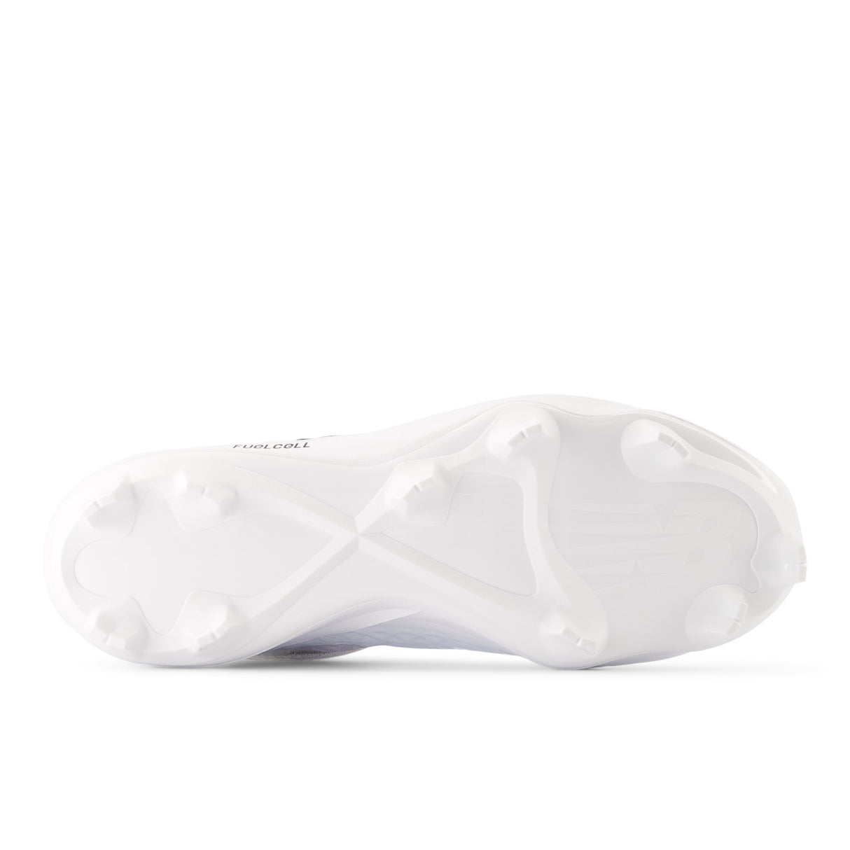 New Balance Men's FuelCell 4040 V8 Mid-Molded Baseball Cleats - White / Raincloud - PM4040W8