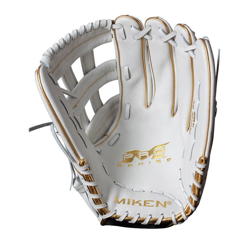 Miken White Gold PRO Series 13" Slowpitch Fielding Glove - PRO130-WG - Smash It Sports