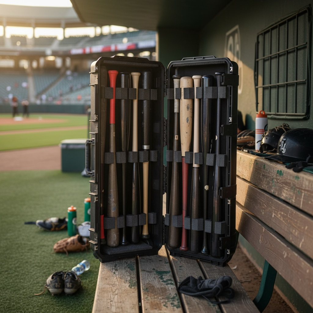 SKB iSeries 3614-6 Wheeled Baseball & Softball Bat Case