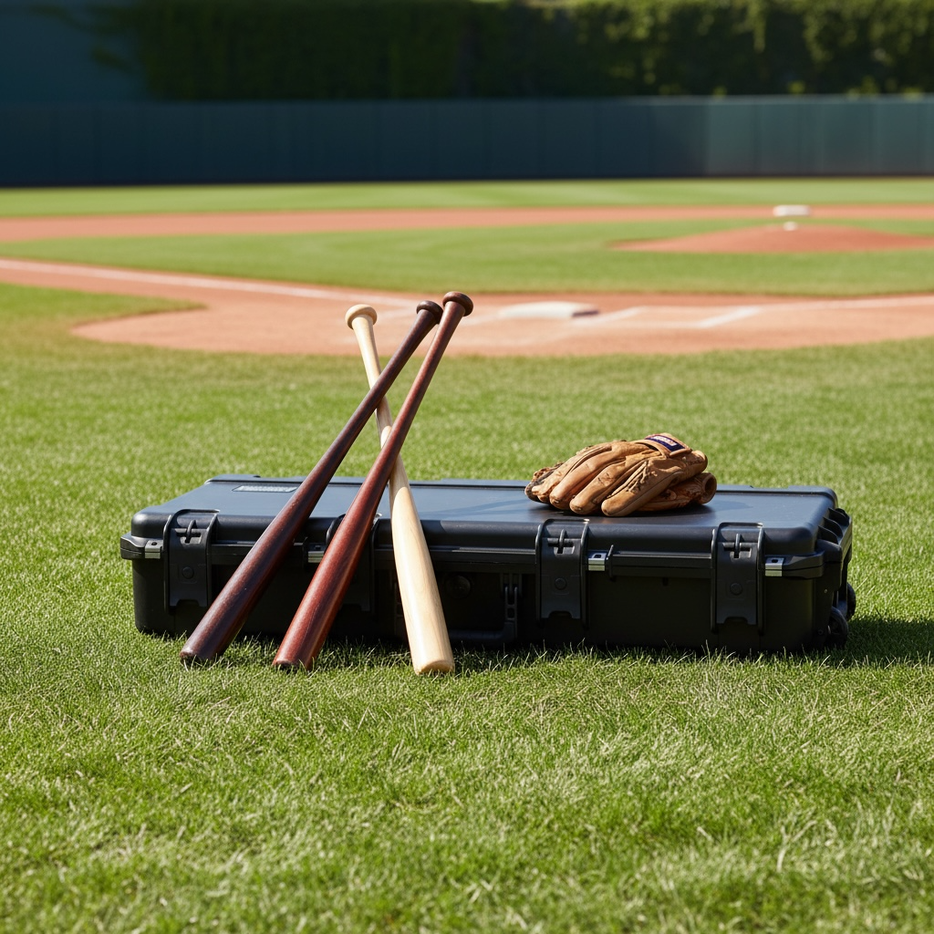 SKB iSeries 3614-6 Wheeled Baseball & Softball Bat Case